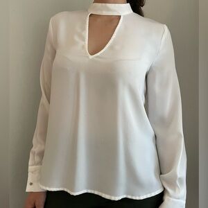 Zara Classic Matte Silk Shirt – Timeless Elegance, Needs Dry Cleaning